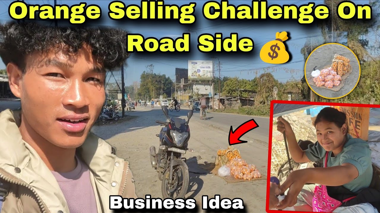 👉 Husband vs Wife😮|Orange Selling Challenge 😍🍊|