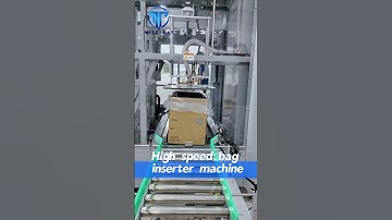 High speed bag inserter with max speed of 20pcs/min，High speed bag inserte machine