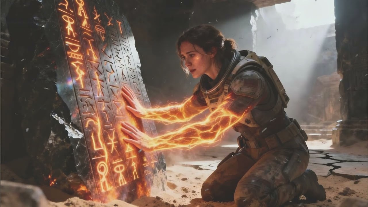 The Obsidian Tablet Burned Any Who Touched It — The Human Placed Her Hand and Said, “I Remember”