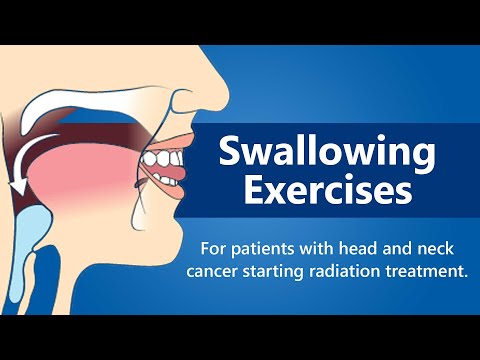 Swallowing Exercises | For Patients with Head and Neck Cancer Starting Radiation Treatment