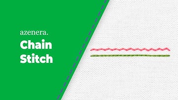 2. Step-by-Step Guide to the Chain Stitch | Easy Embroidery Tutorial, aZenera Embroidery Kit