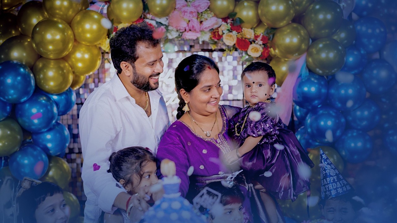 SAI SRI KRUTHI 's 1st BIRTHDAY HIGHLIGHTS