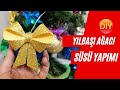 Yılbaşı ağacı süsü yapımı -  EVA KAĞIDINDAN YILBAŞI SÜSÜ NASIL YAPILIR / ŞIK VE KOLAY🎄🎀