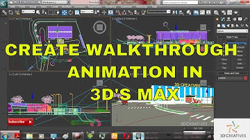 Create Walkthrough Animation & Rendering Settings in 3Ds Max Tutorial//Hindi Bhasha