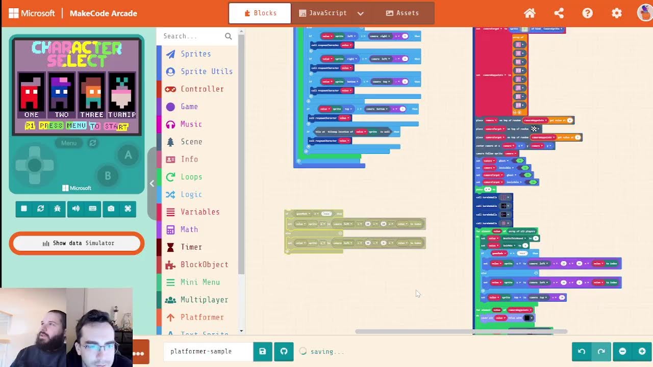 Working On A Multiplayer Game In MakeCode Arcade YouTube