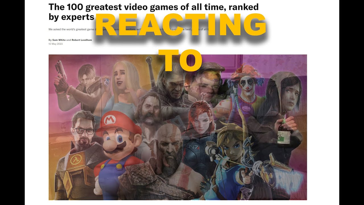Reacting to GQ Magazine's Greatest 100 Games of all time. Part 2: Pain. 