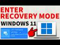 How To Enter Windows 11 Recovery Mode