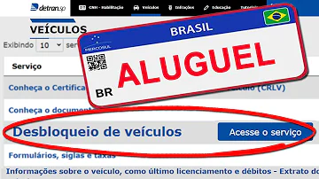Como desbloquear o licenciamento do veículo?