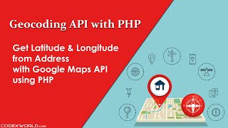 Get Latitude and Longitude from Address with Google Maps API using PHP