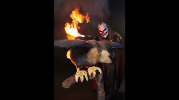 SKEBOB AND CREEPY CLOWN #skebob #скебоб #memes #ai #aiart #viralbird #trophyfail #wtfai #wtf