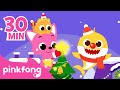 Five Little Christmas Friends and More 🎄 | 2023 NEW Christmas Song Compilation | Pinkfong Official