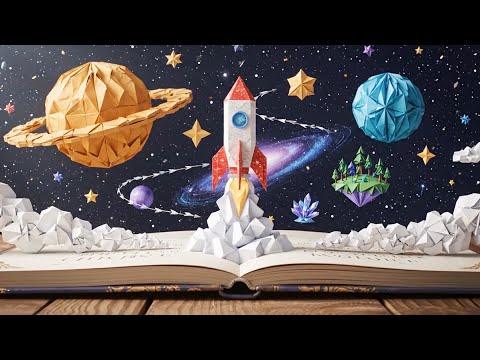 飛び出す！折り紙絵本（宇宙・ドラゴン・恐竜） - YouTube