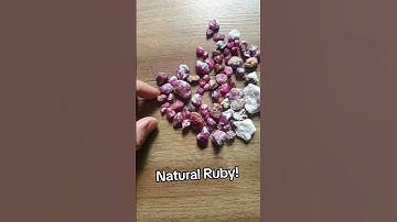 100% natural Ruby! What insane color!#ruby #naturalruby #roughruby