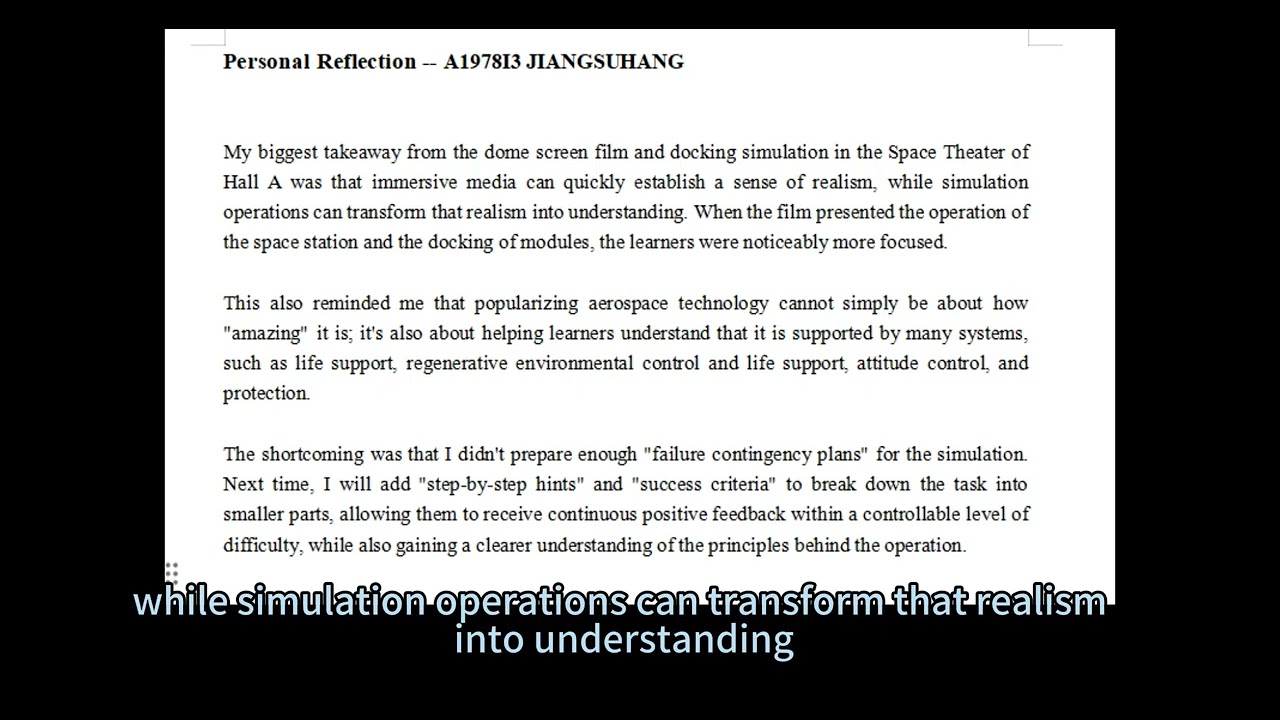 Beijing Planetarium Space Technology Exploration Activities