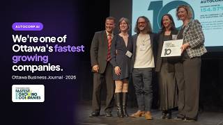 Autocorp.ai Named Ottawa's #10 Fastest Growing Company | Ottawa Business Journal ⚡️