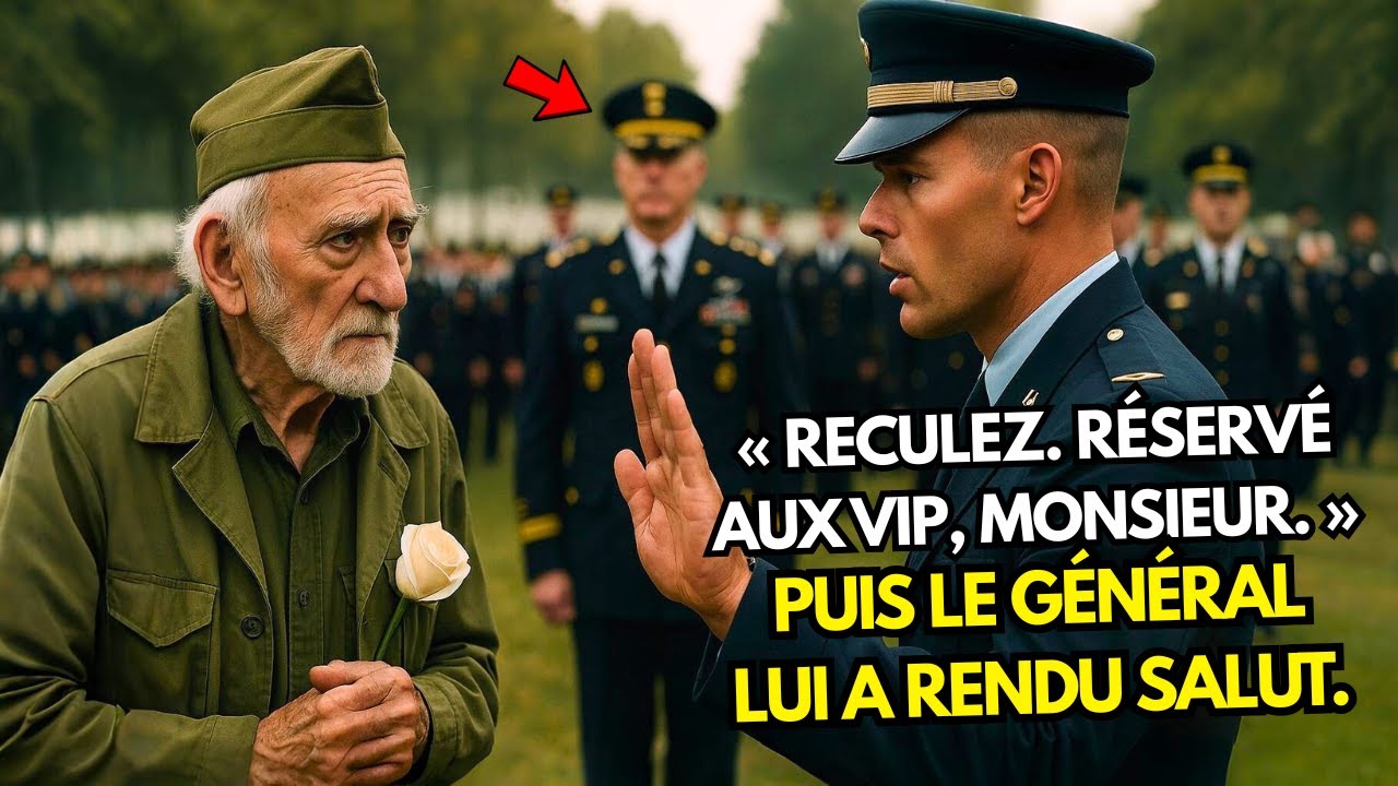 Ils ont bloqué le vieil homme aux funérailles d’un général — un général 4 étoiles a tout stoppé