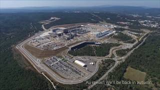 ITER worksite Progress - August 2018
See the progress on the ITER construction site.
Video produced by Emmanuel Riche for ITER Organization (August 2018). ITER worksite Progress - August 2018
