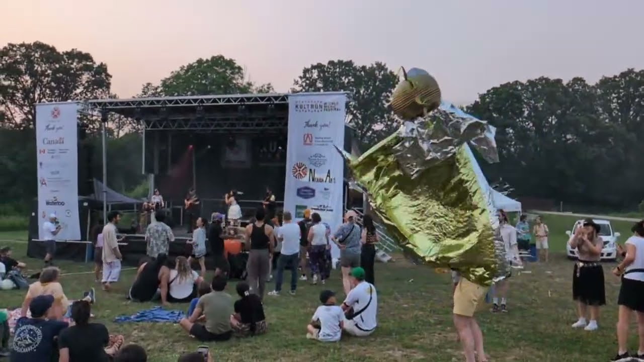 South Korean Gonia band at Kultrun world music festival in Waterloo Ontario Canada.