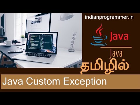 Java | Custom Exception  | Create Exception | Live Training | Tamil