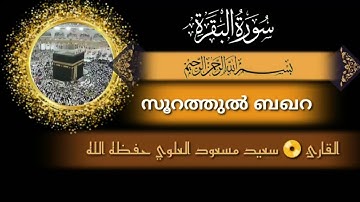 Surah Al-Baqarah 💖القارئ 🎤 سعيد مسعود العلوي حفظه الله