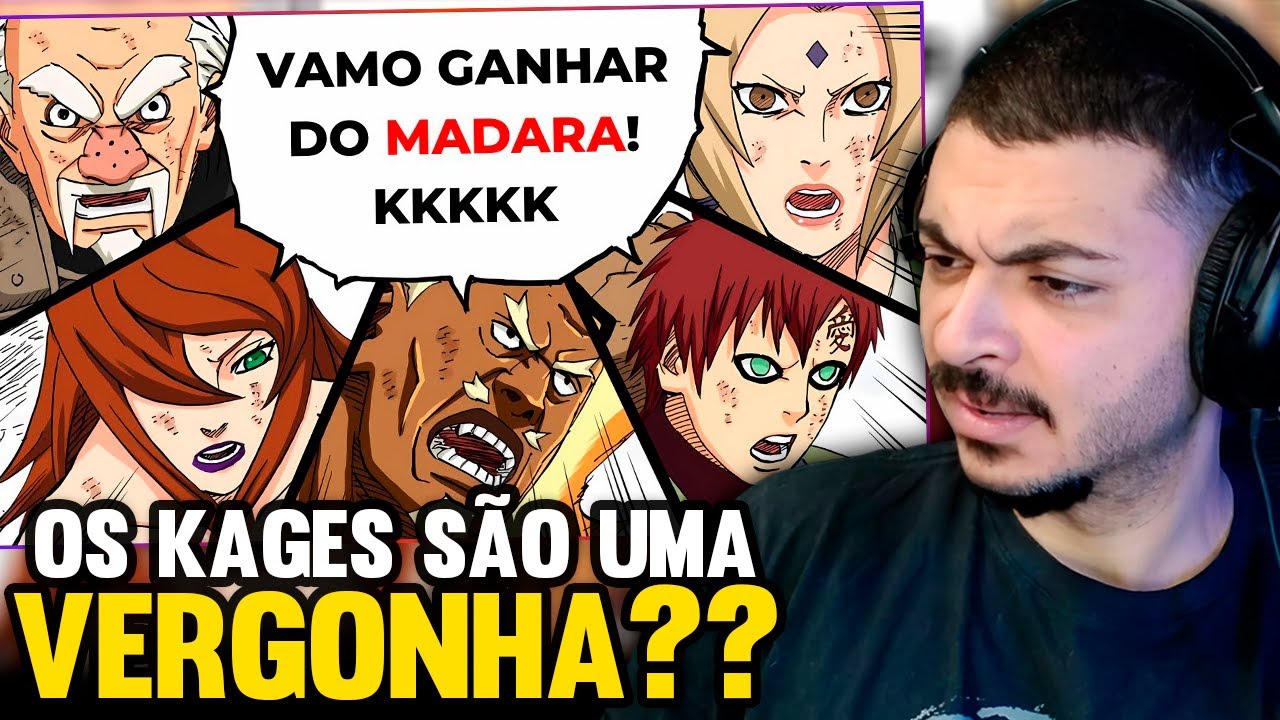 KAMUZ REAGE: Os Kages são a VERGONHA do mundo ninja! 7 momentos de pura incompetência!
