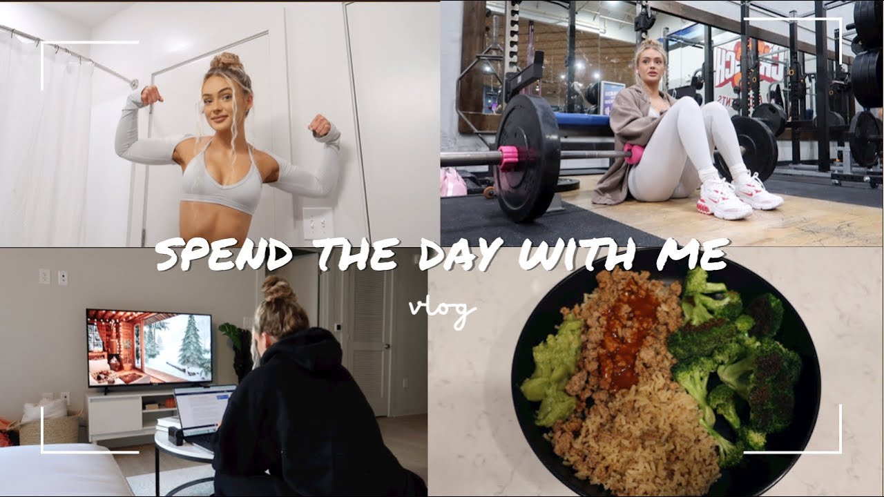 DAY IN MY LIFE VLOG | Cook a high protein meal with me, come to the gym ...