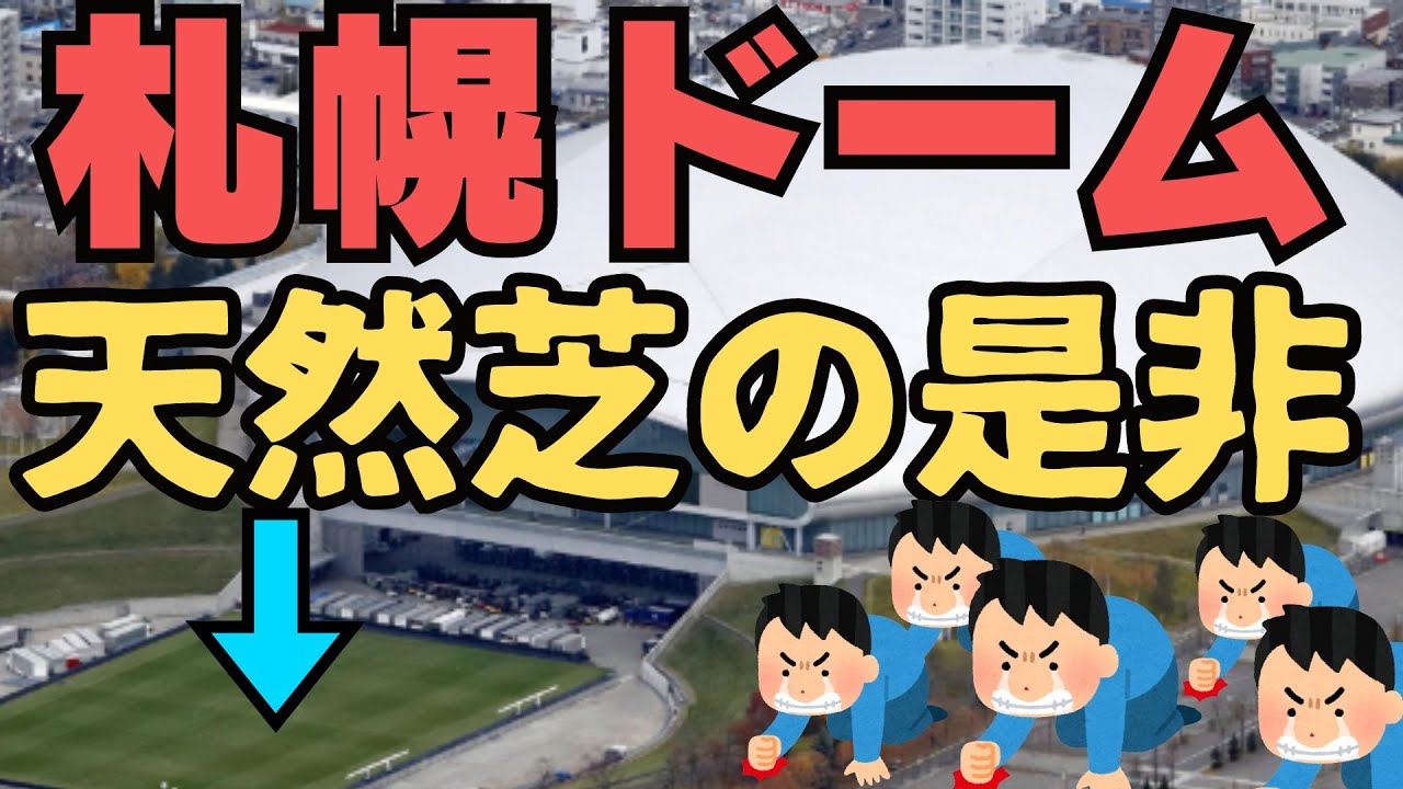 【札幌ドーム】メディアが絶対報道しない天然芝のタブー全部言います