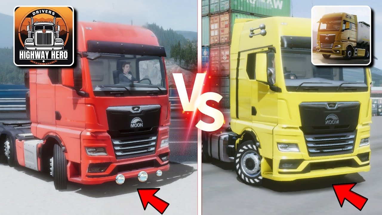 BEST COMPARISON 🥶Truckers Of Europe 3 VS Drivers Highway Hero