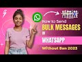 How to send bulk whatsapp messages  whatsapp bulk message sender  digital 2 design