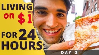 LIVING on $1 for 24 HOURS in NYC! (Day #3)