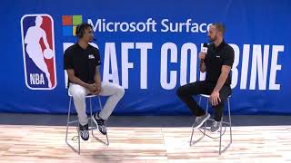 Keon Johnson Full NBA Draft Combine Interview