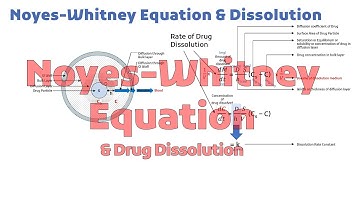 Noyes-Whitney Equation and Drug Dissolution | Chapter 8, Pharmacokinetics