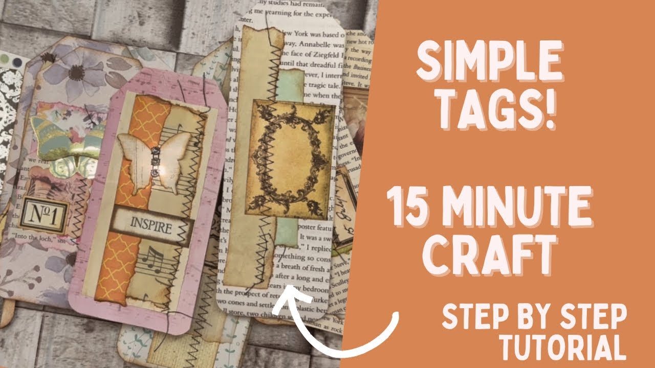 Quick & Easy 15-Minute Tags for Your Junk Journal - YouTube
