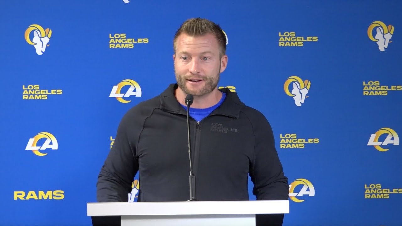 Sean McVay On Injury Updates, Darrell Henderson-Sony Michel Tandem & More Ahead Of Rams vs. Giants