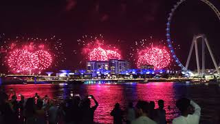 Ain Dubai Inauguration Fireworks 4k 60fps