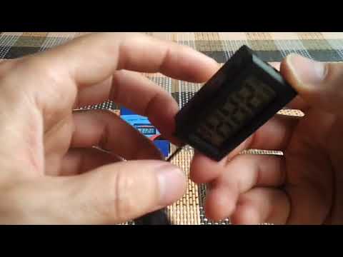 GearBest- SpedCrd Mini Digital LCD Temperature Meter Electronic Thermometer - BLACK @KHEZOUZHamza