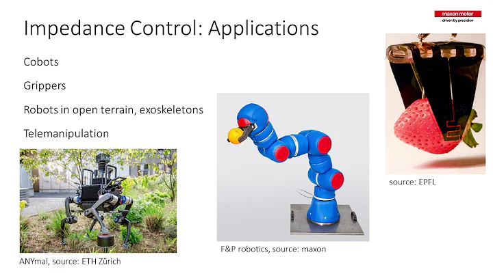Maxon Motor - Impedance Control in Robotics