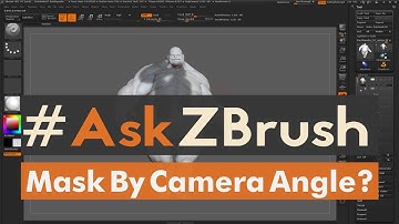 #AskZBrush: “Can I mask a model based on camera angle?”