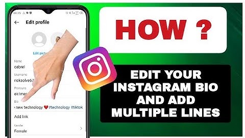 How to Edit Your Instagram Bio and Add Multiple Lines