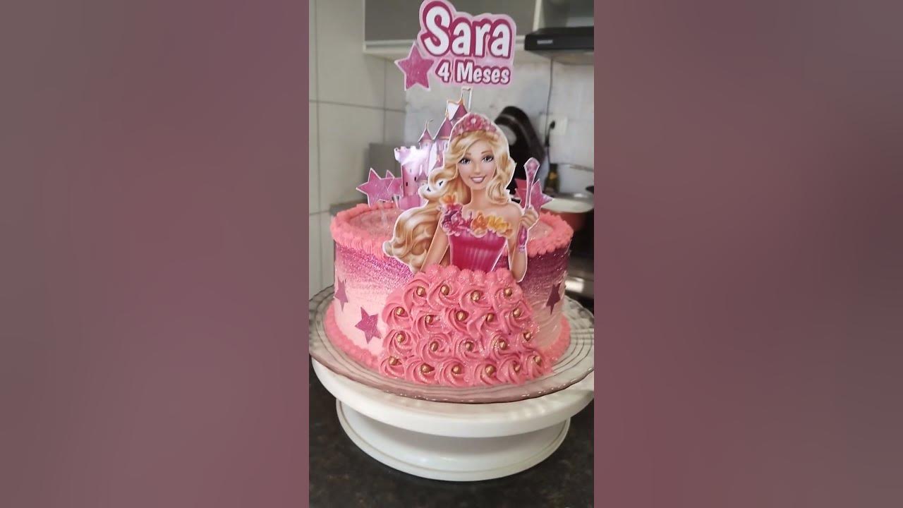 bolos incrível tema Barbie fácil 5 minutos cakes 