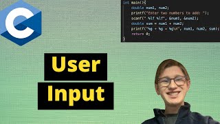 User Input in C Programs