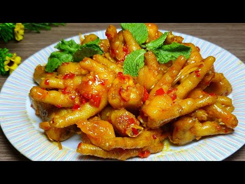 CHÂN GÀ SỐT TỎI ỚT Cách làm món chân Gà Sốt Tỏi Ớt ngon tại nhà nước sốt cực ngon - Tú Lê Miền Tây CHÂN GÀ SỐT TỎI ỚT Cách làm món chân Gà Sốt Tỏi Ớt ngon tại nhà nước sốt cực ngon - Tú Lê Miền Tây