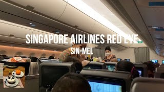 Flight Review - Red Eye on the World's best airlines (Singapore to Melbourne) (Singapore airlines)