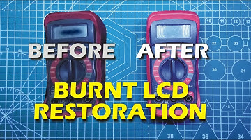 Digital Multimeter Burnt/faded LCD Replacement