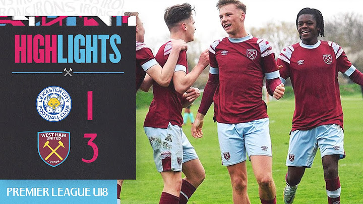 Leicester City 1-3 West Ham | Uwandji Brace Secures Hammers Victory! | U18 Premier League Highlights