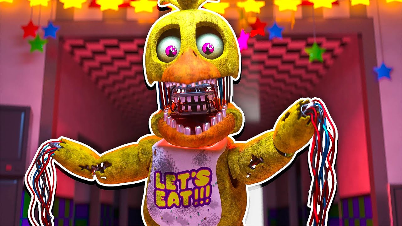 Withered chica actually scares me 😳 #foryou #viral #tiktok #fnaf #ult