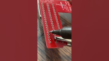 Soldering Pin Headers #diy #arduino