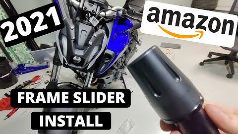 2021 MT-07 Frame Sliders Install How To FZ07
