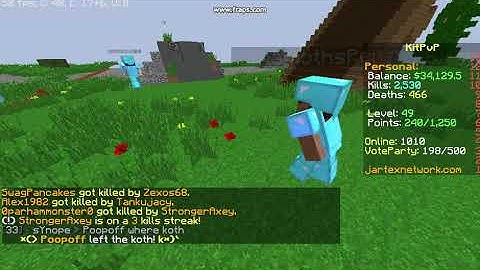 PanagiothsPvPYT - Hacking On JartexNetwork KitPvP!