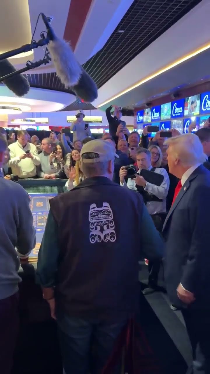 Donald Trump at the craps table